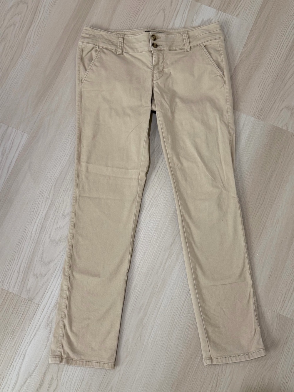 American Eagle Outfitters Beige Skinny Pants - Picture 2 of 4